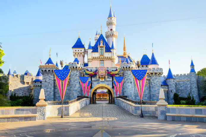 Disneyland Castle 70th Anniversary