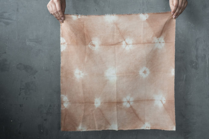 Avocado Pit Natural Dye Bandana