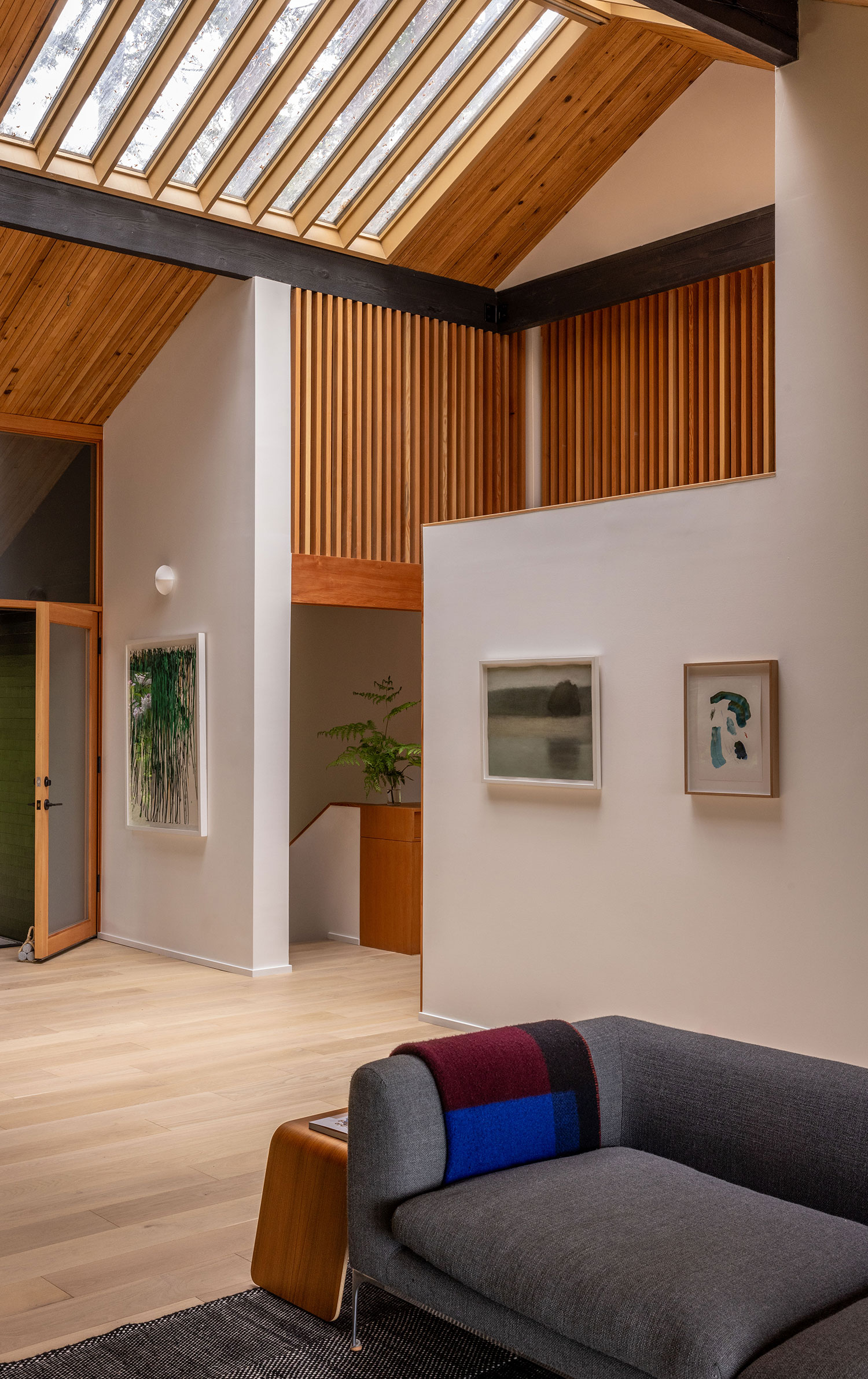 Switchback Stair in Mori House by SHED Architecture