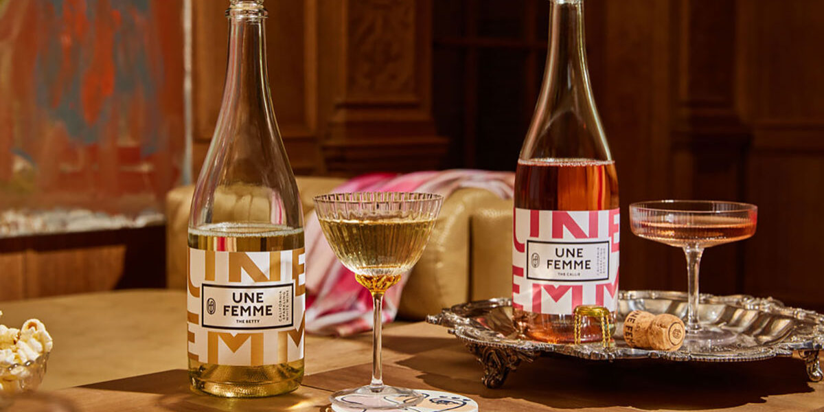 Une Femme Wine Bottles